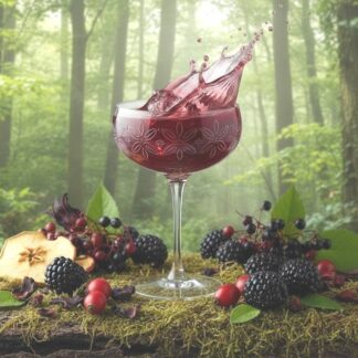 Cocktail BAIES SAUVAGES sans alcool, sans sucre